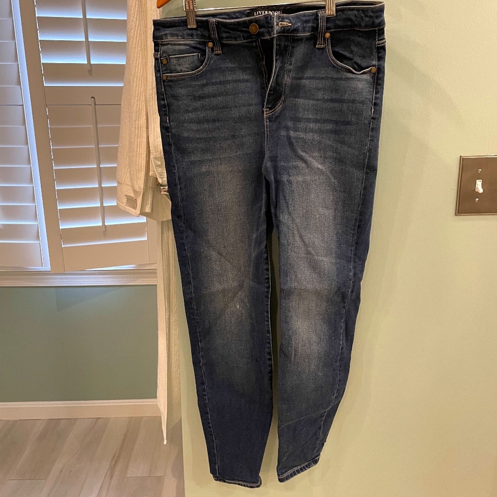 Liverpool skinny jeans dark wash